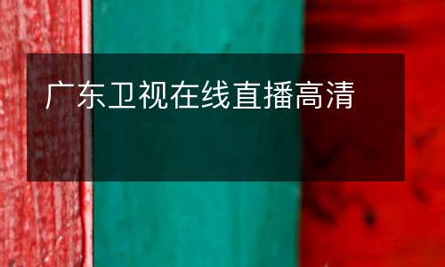 廣東衛視在線直播高清